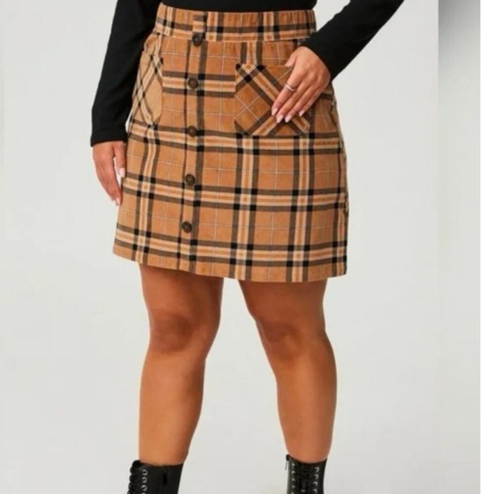 Torrid Women’s Plaid Academia School Girl Outlander Tartan Skirt Sz 3 (24)